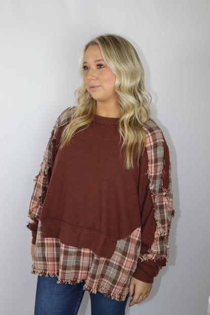 Rust Flannel Thermal