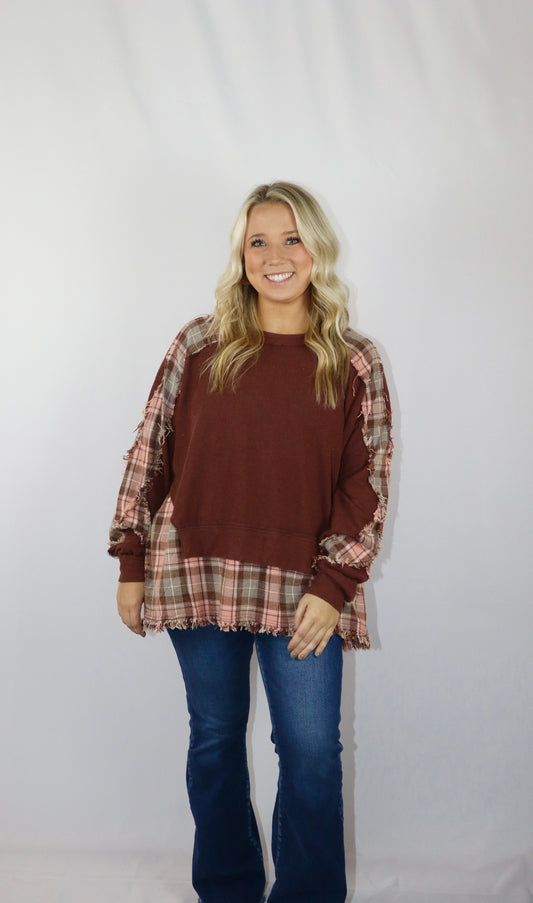 Rust Flannel Thermal